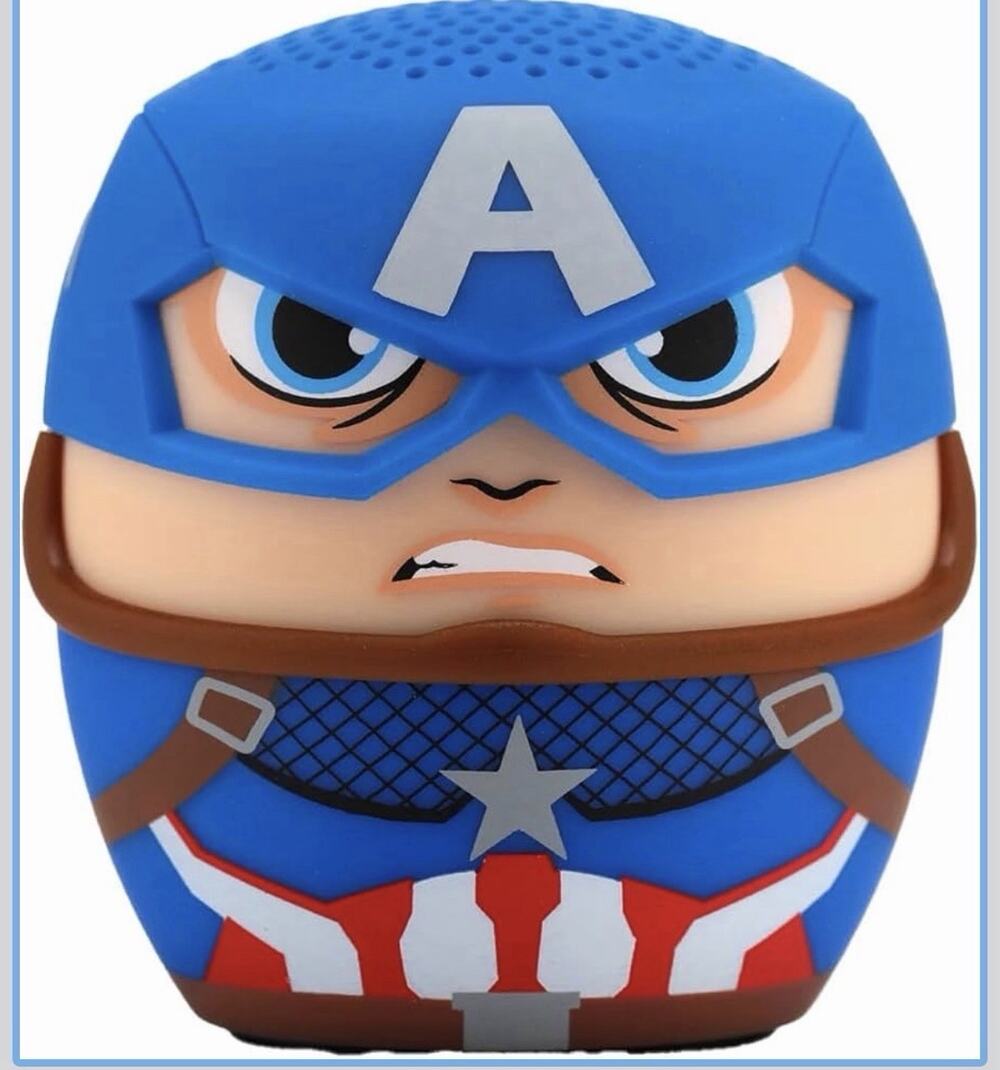 Bitty Boomers Marvel: Captain America - Mini Bluetooth Speaker New